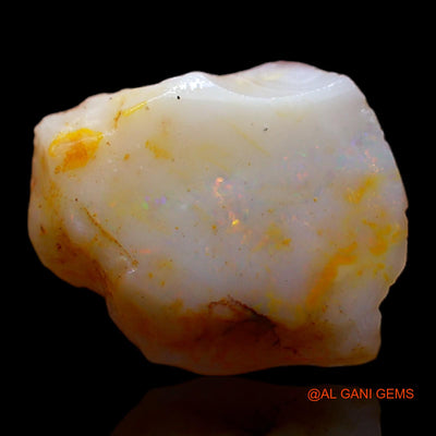 Natural Untreated Fire Opal Loose Gemstone Fancy Rough From Australia 2.60 Cts 14x11x2 mm RB-696