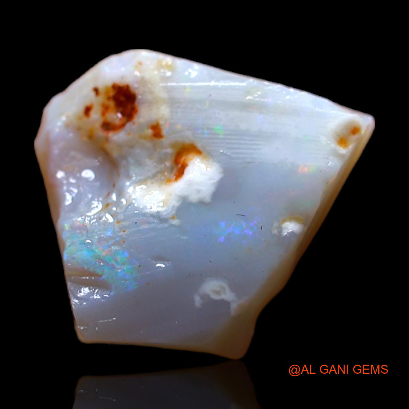 4.00 Cts Unheated Australian Fire Opal Loose Gemstone Fancy Rough Natural 13x12x4 mm RB-697