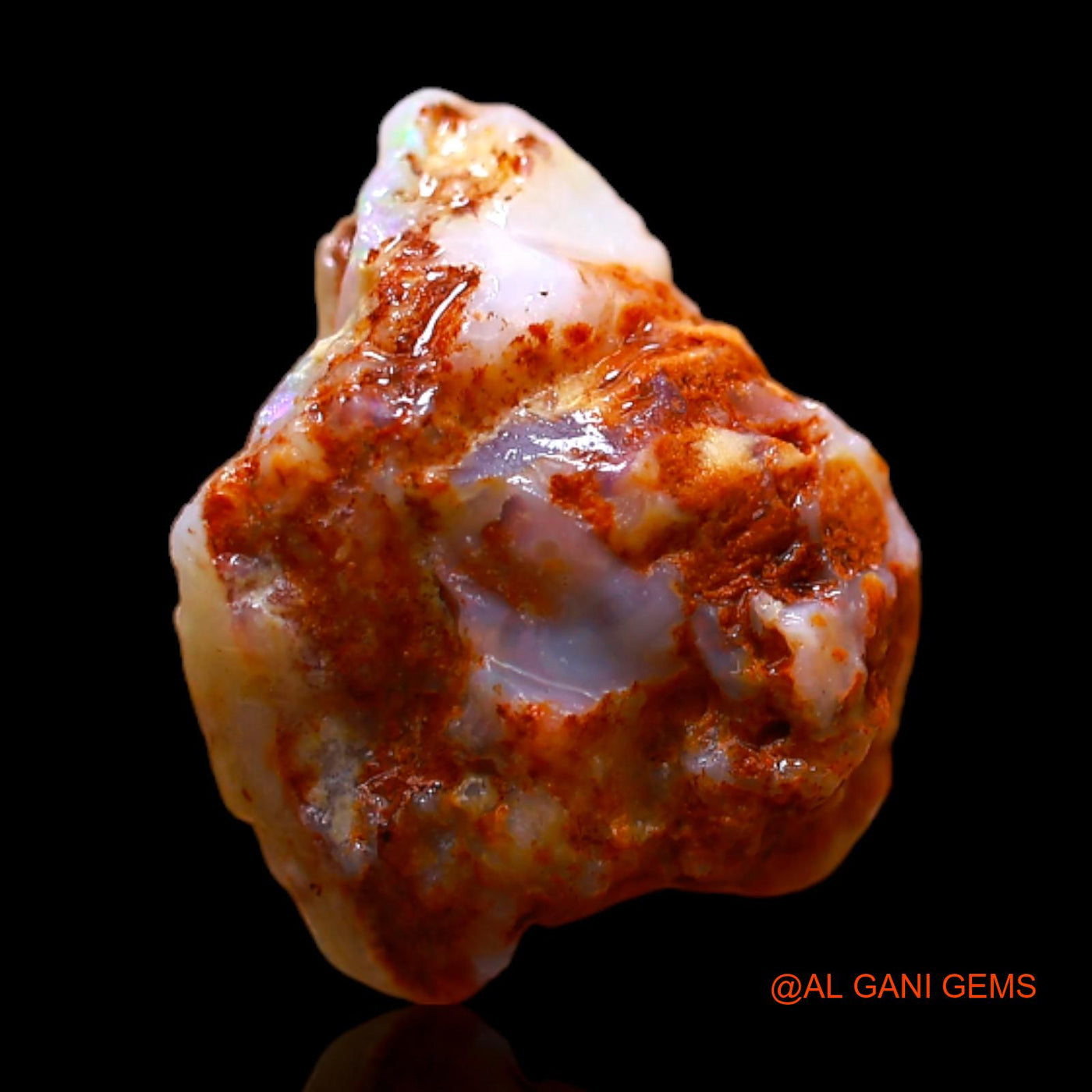 3.00 Cts Unheated Australian Fire Opal Loose Gemstone Fancy Rough Natural 14x11x7 mm RB-698