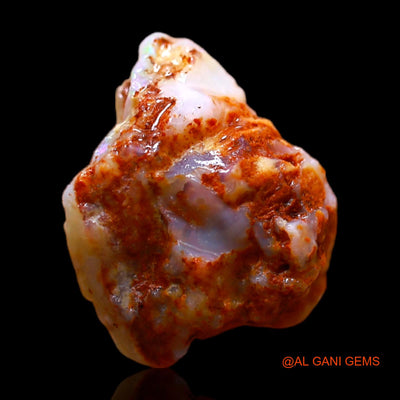 3.00 Cts Unheated Australian Fire Opal Loose Gemstone Fancy Rough Natural 14x11x7 mm RB-698