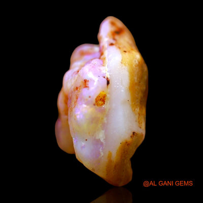 Natural Untreated Fire Opal Loose Gemstone Fancy Rough From Australia 5.00 Cts 13x11x7 mm RB-699