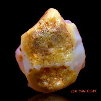 Natural Untreated Fire Opal Loose Gemstone Fancy Rough From Australia 5.00 Cts 13x11x7 mm RB-699