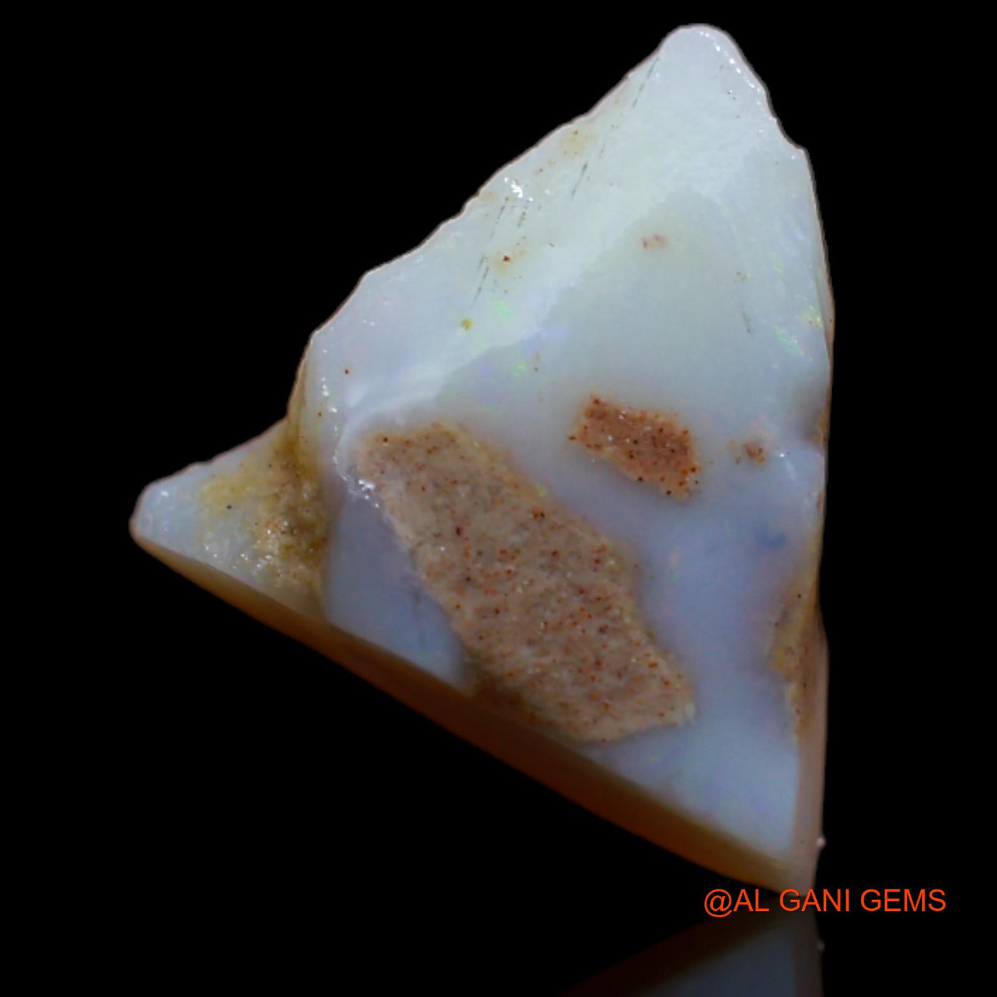 3.70 Cts Natural Australian Fire Opal Loose Gemstone Fancy Rough 12x11x5 mm RB-6