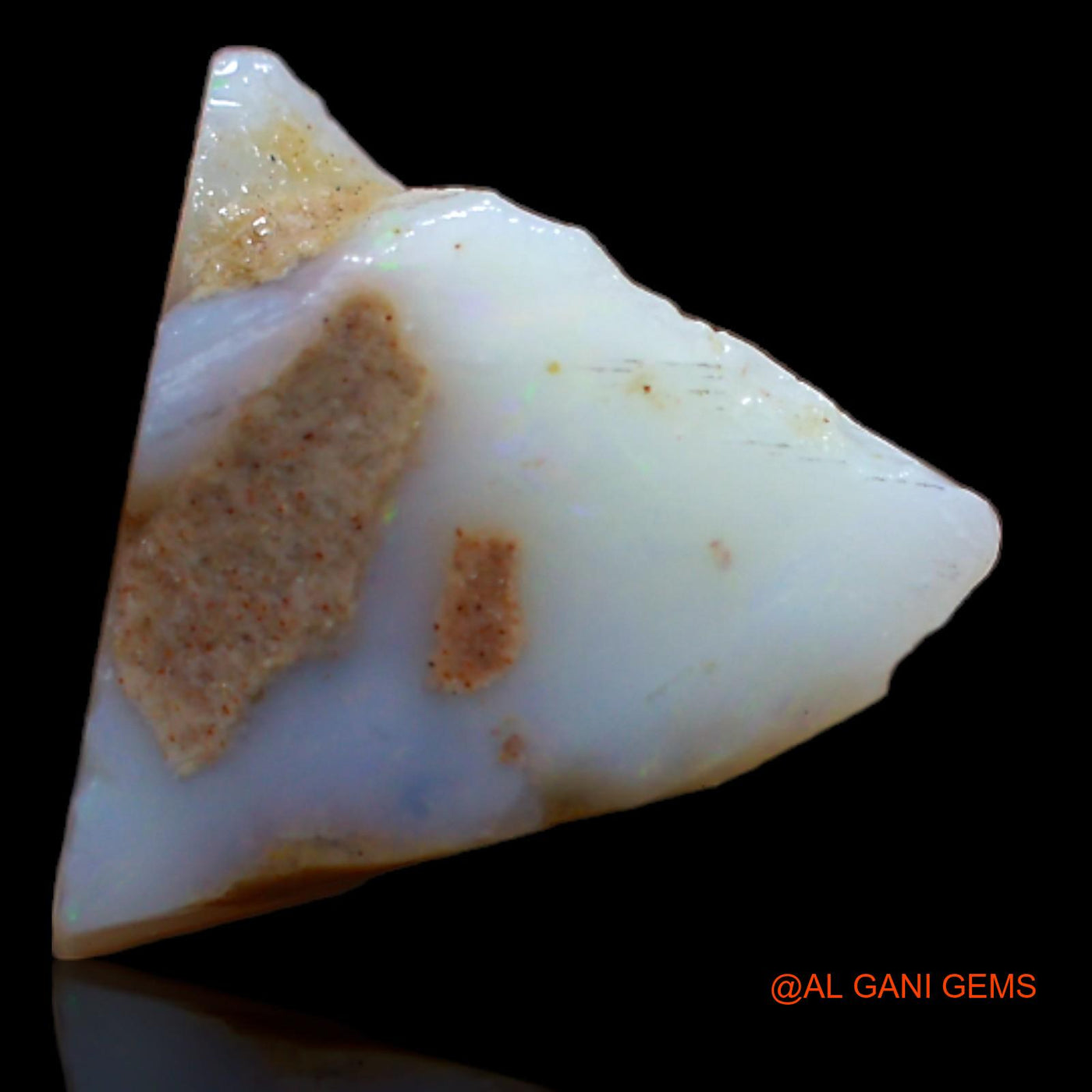 3.70 Cts Natural Australian Fire Opal Loose Gemstone Fancy Rough 12x11x5 mm RB-6