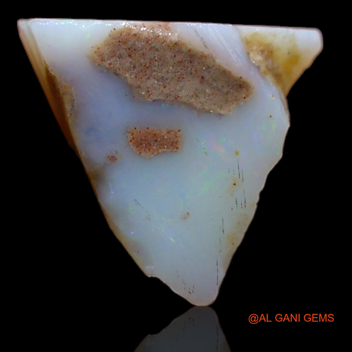 3.70 Cts Natural Australian Fire Opal Loose Gemstone Fancy Rough 12x11x5 mm RB-6
