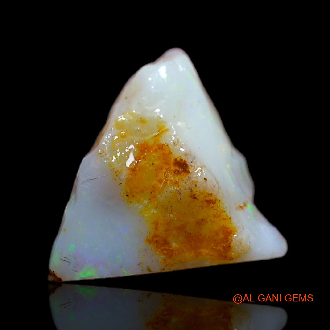 3.70 Cts Natural Australian Fire Opal Loose Gemstone Fancy Rough 12x11x5 mm RB-6
