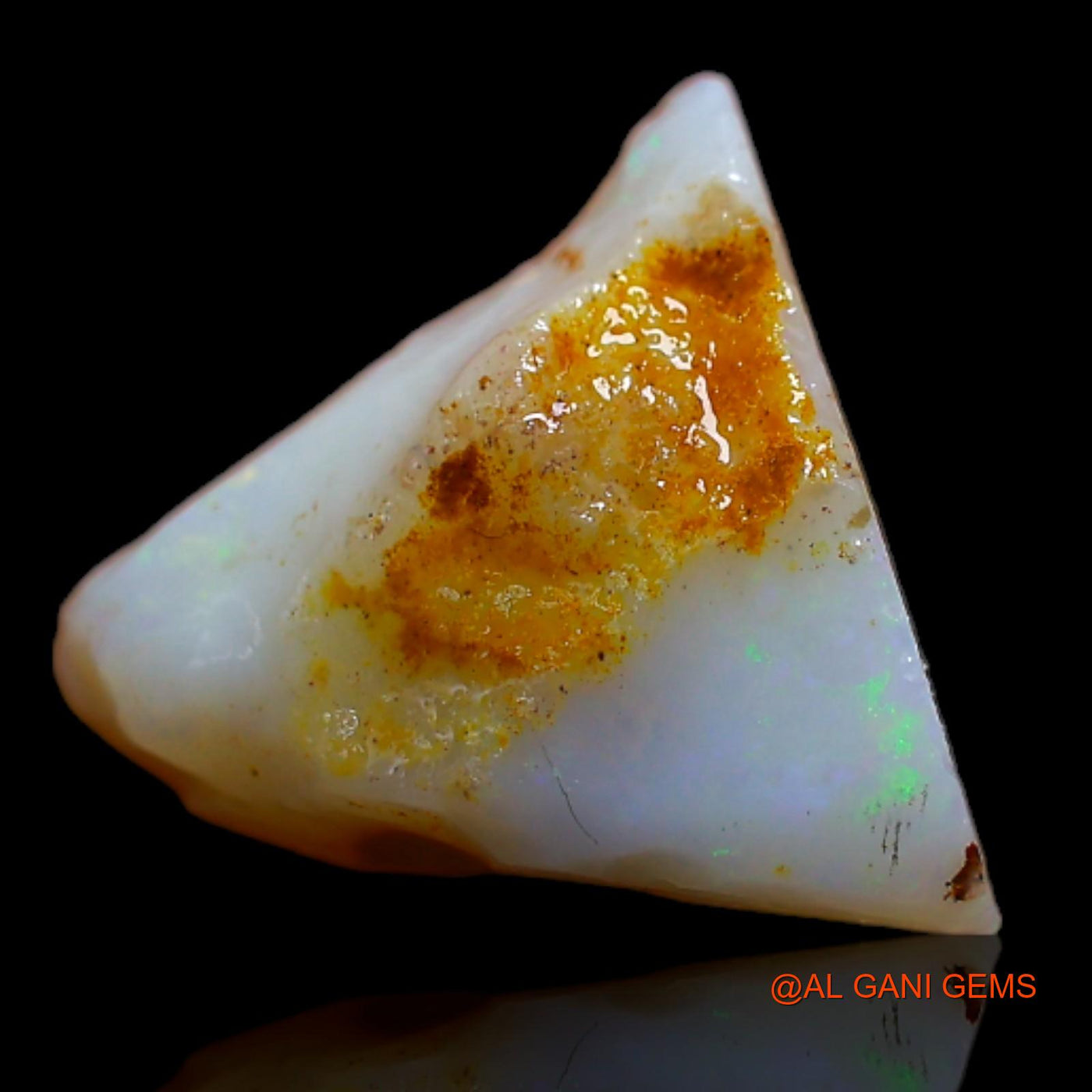 3.70 Cts Natural Australian Fire Opal Loose Gemstone Fancy Rough 12x11x5 mm RB-6