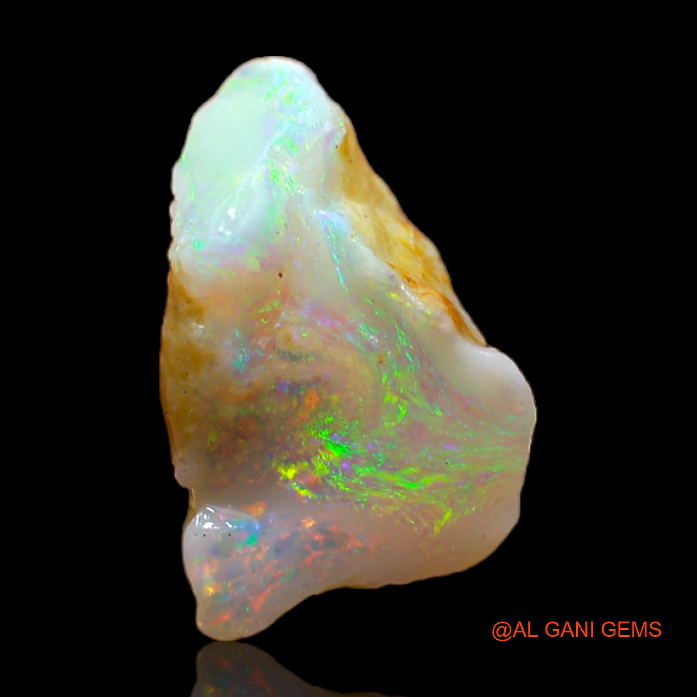 3.00 Cts Unheated Australian Fire Opal Loose Gemstone Fancy Rough Natural 13x9x7 mm RB-701
