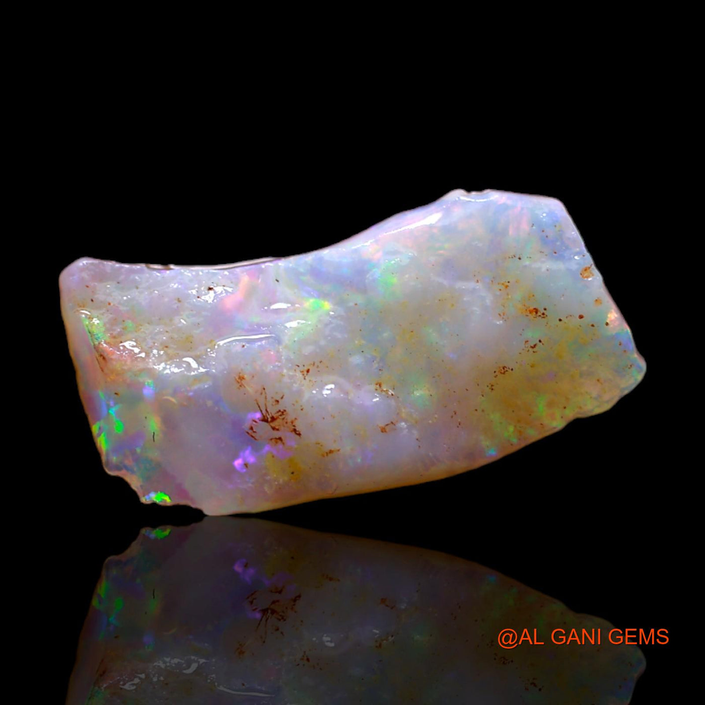 1.80 Cts Natural Australian Fire Opal Loose Gemstone Fancy Rough 16x8x2 mm RB-702