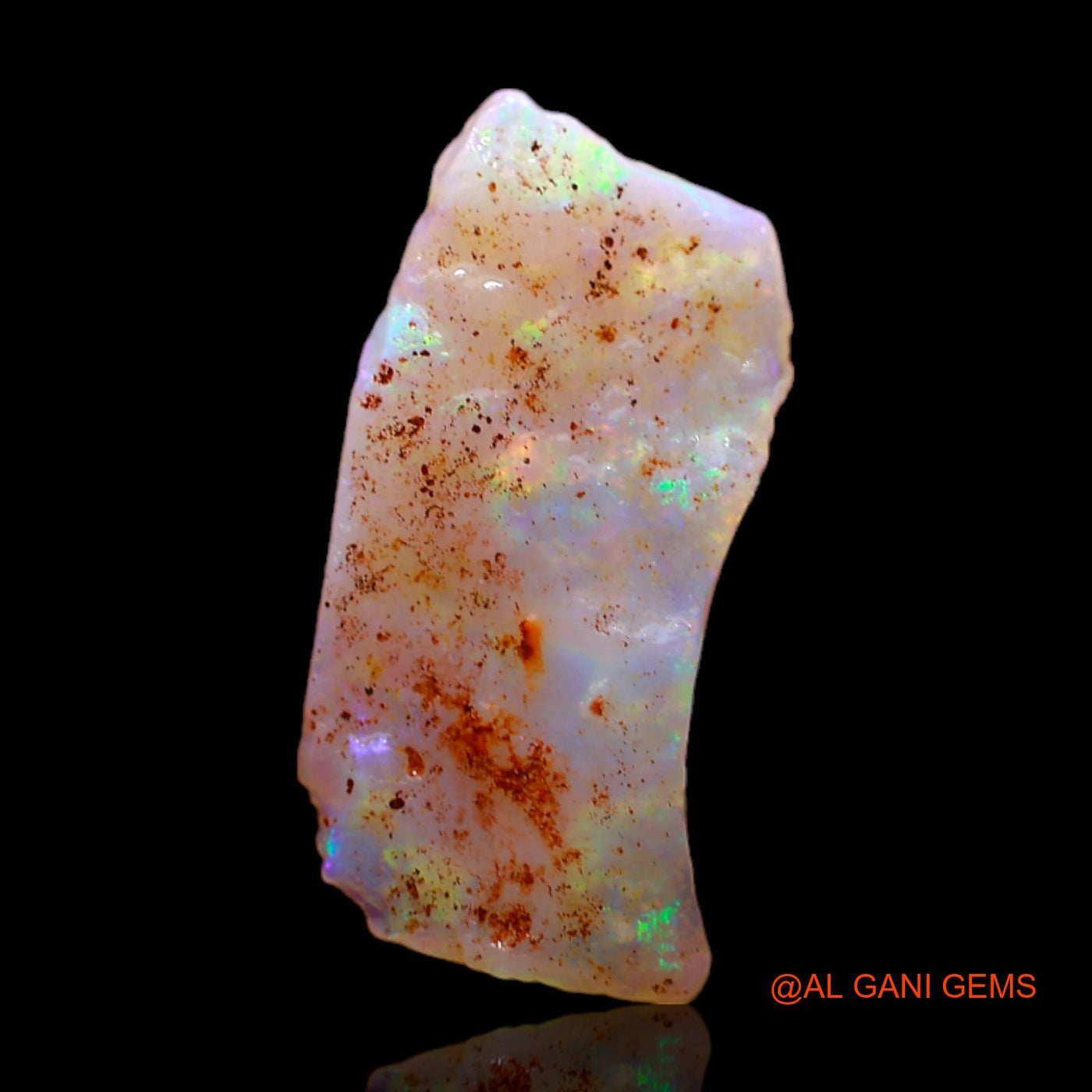 1.80 Cts Natural Australian Fire Opal Loose Gemstone Fancy Rough 16x8x2 mm RB-702