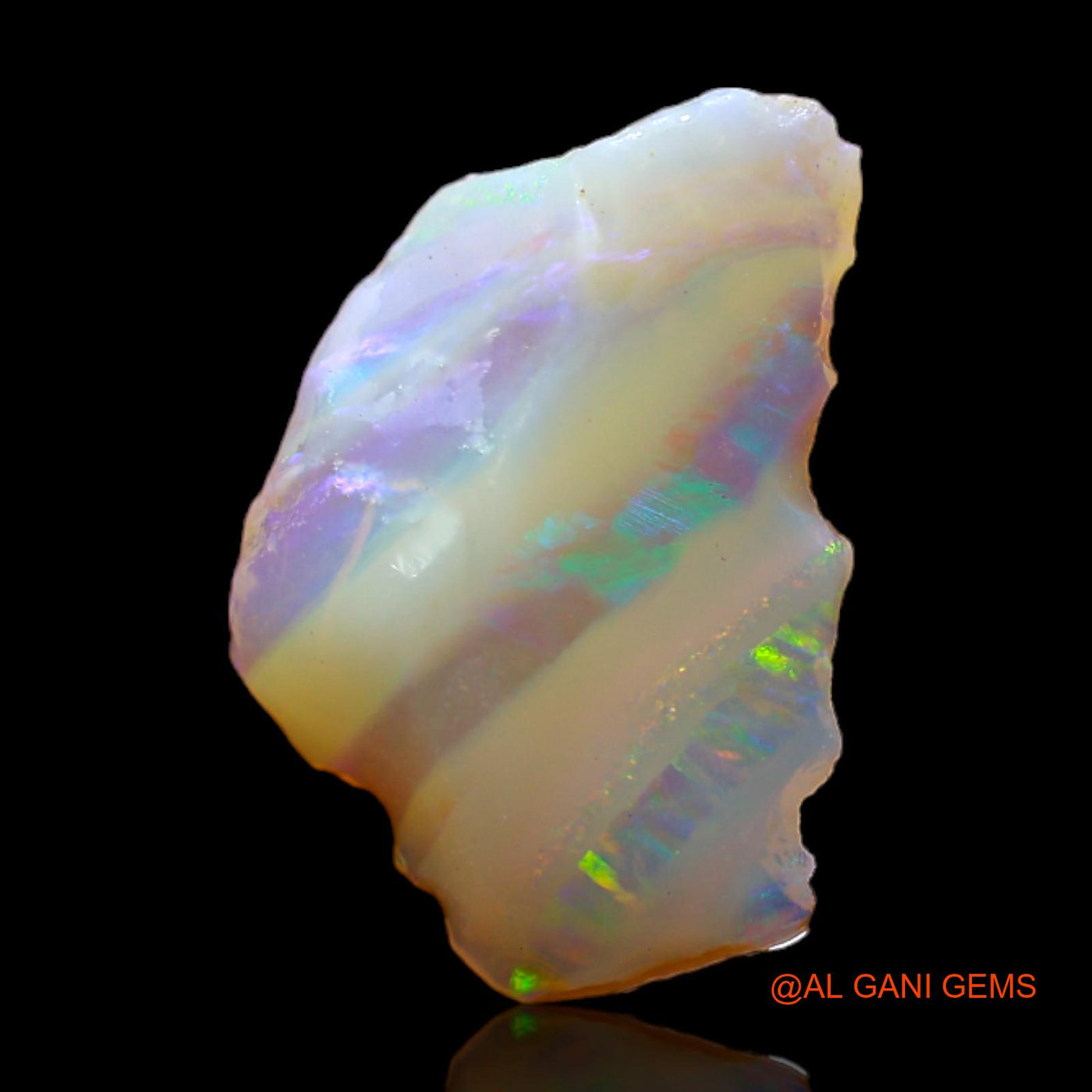 1.80 Cts Natural Australian Fire Opal Loose Gemstone Fancy Rough 14x9x3 mm RB-703
