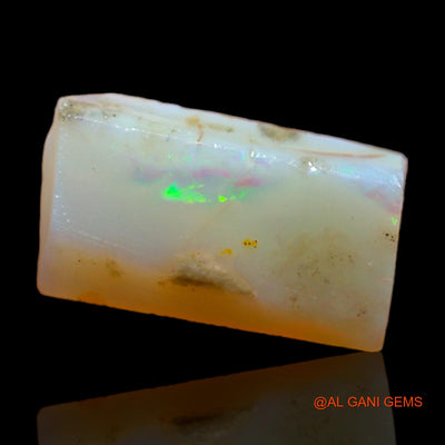 Natural Fire Opal Gemstone 3.00 Cts Loose Fancy Rough From Australia 13x7x4 mm RB-704