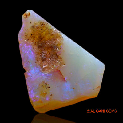 Natural Fire Opal Gemstone 3.00 Cts Loose Fancy Rough From Australia 13x10x4 mm RB-705