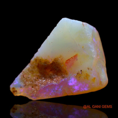 Natural Fire Opal Gemstone 3.00 Cts Loose Fancy Rough From Australia 13x10x4 mm RB-705