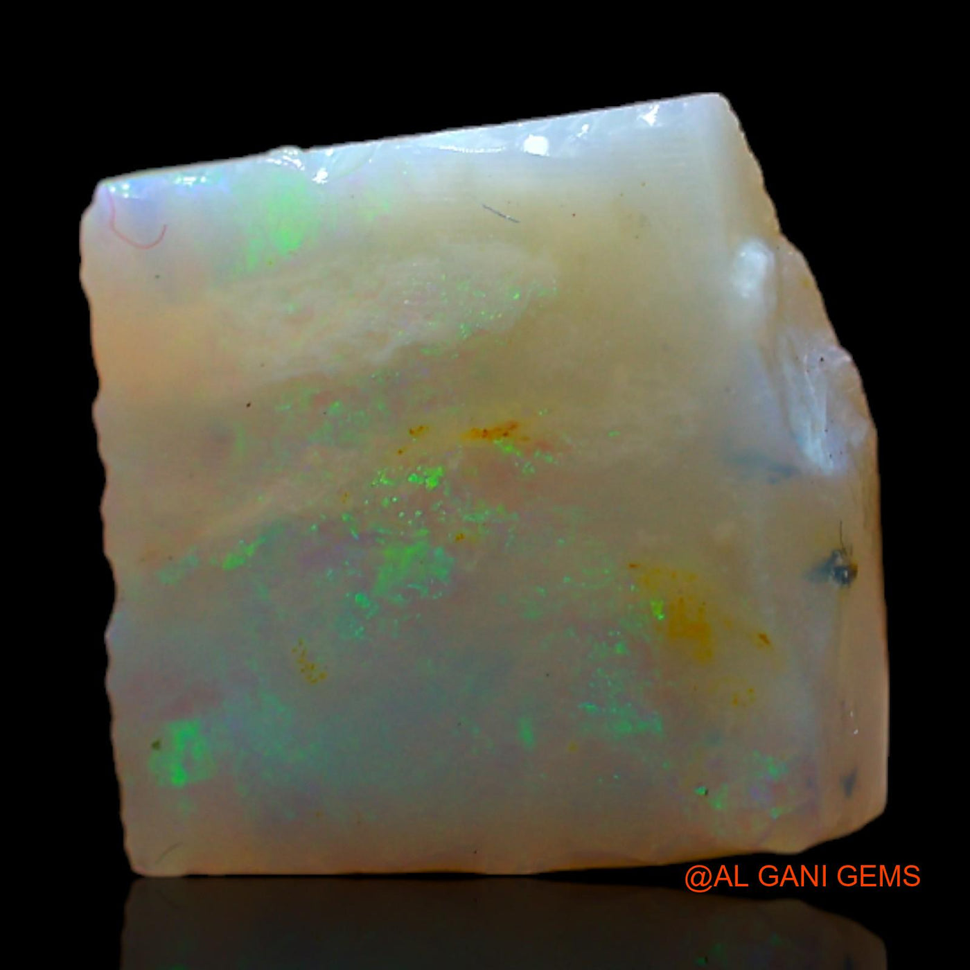 3.00 Cts Natural Australian Fire Opal Loose Gemstone Fancy Rough 10x10x4 mm RB-707