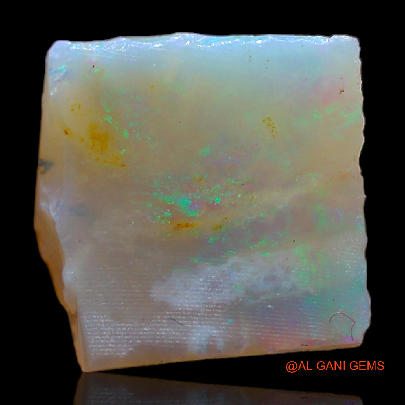 3.00 Cts Natural Australian Fire Opal Loose Gemstone Fancy Rough 10x10x4 mm RB-707