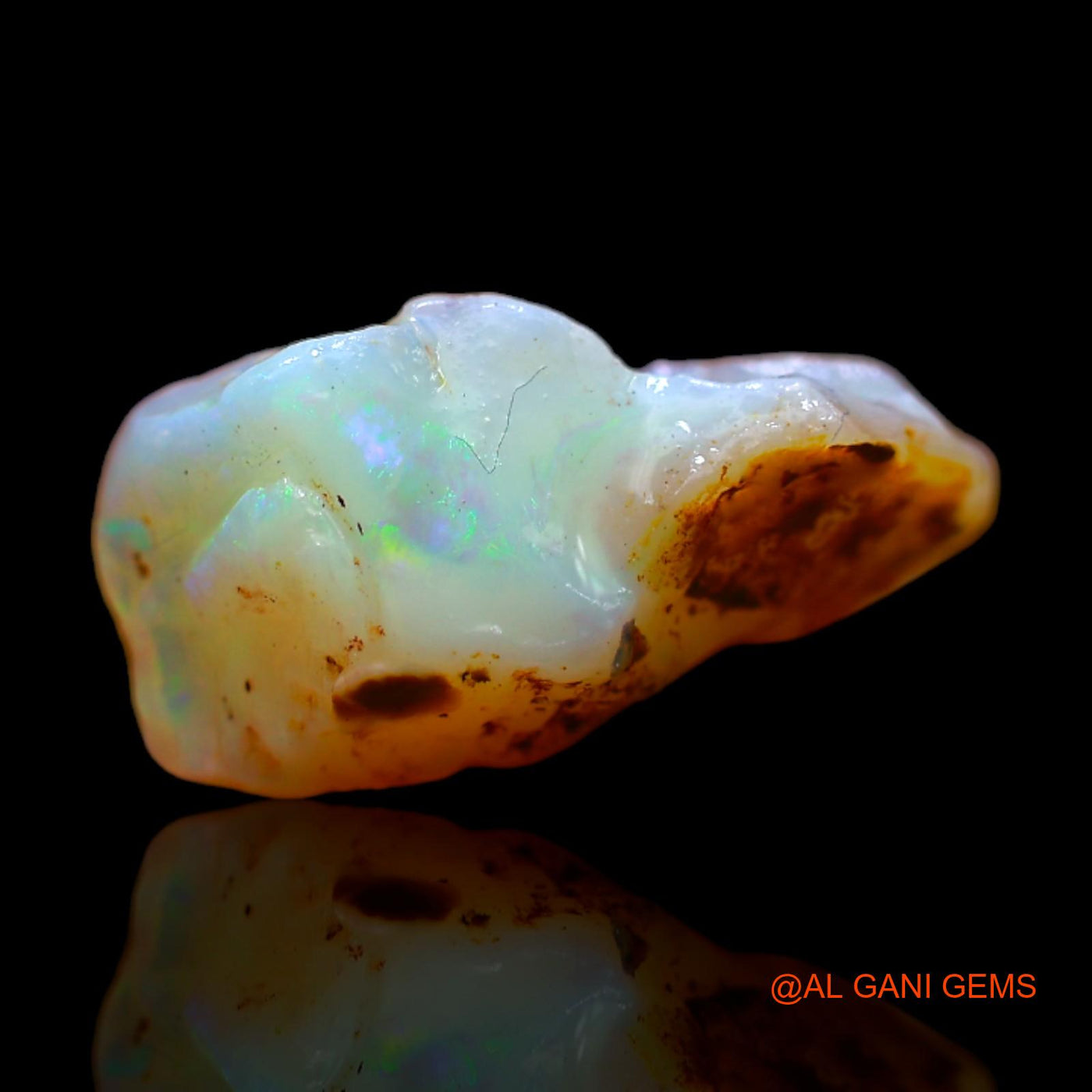 3.50 Cts Natural Australian Fire Opal Loose Gemstone Fancy Rough 15x8x6 mm RB-708