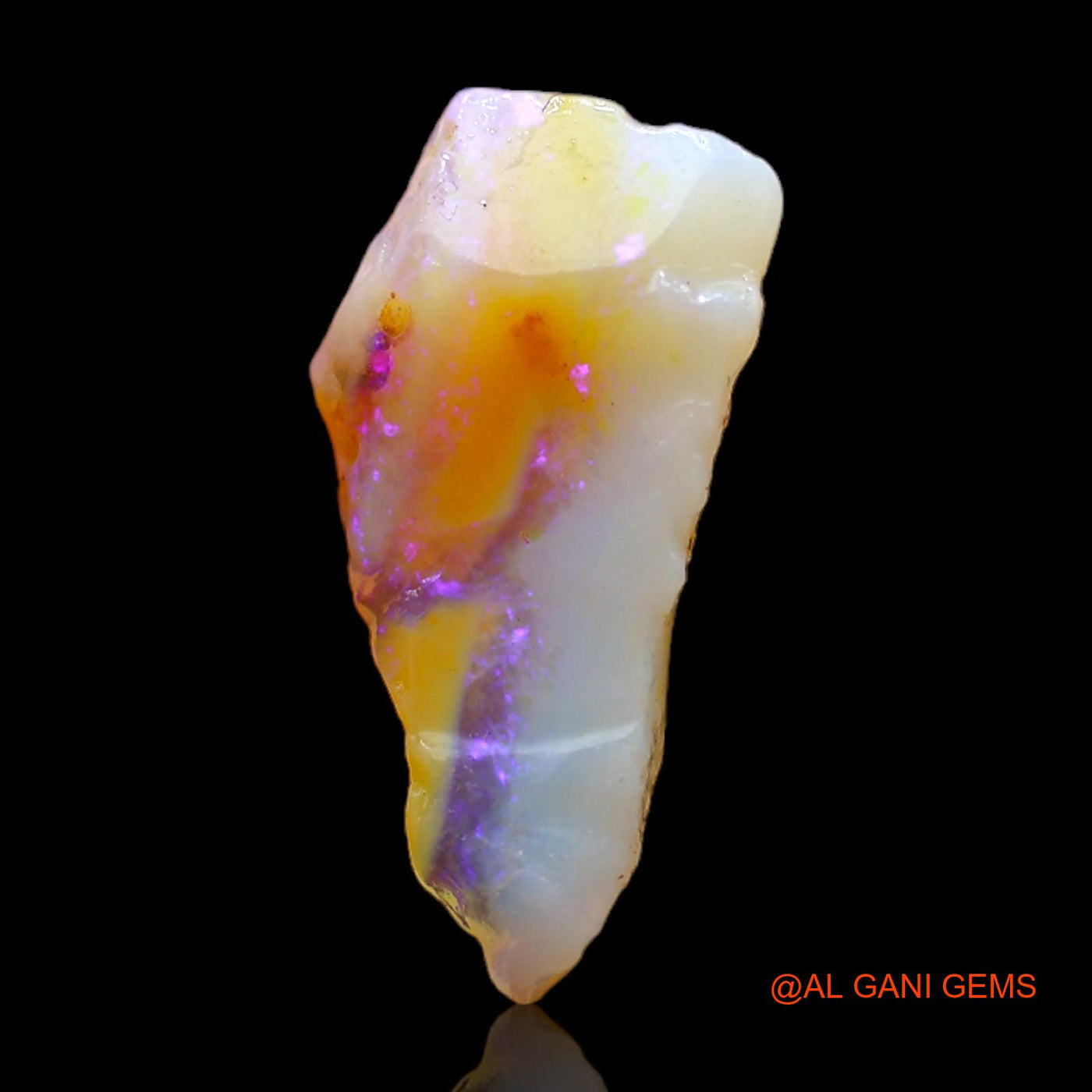 2.00 Cts Natural Australian Fire Opal Fancy Rough Loose Gemstone For Jewelry 16x7x4 mm RB-712