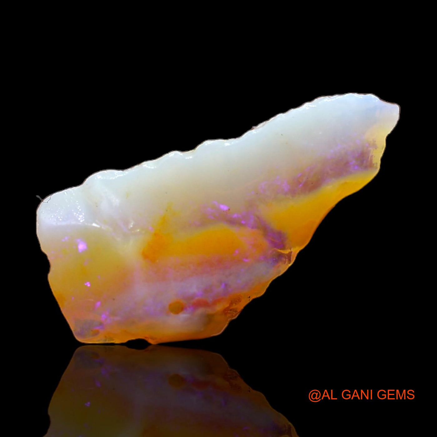 2.00 Cts Natural Australian Fire Opal Fancy Rough Loose Gemstone For Jewelry 16x7x4 mm RB-712