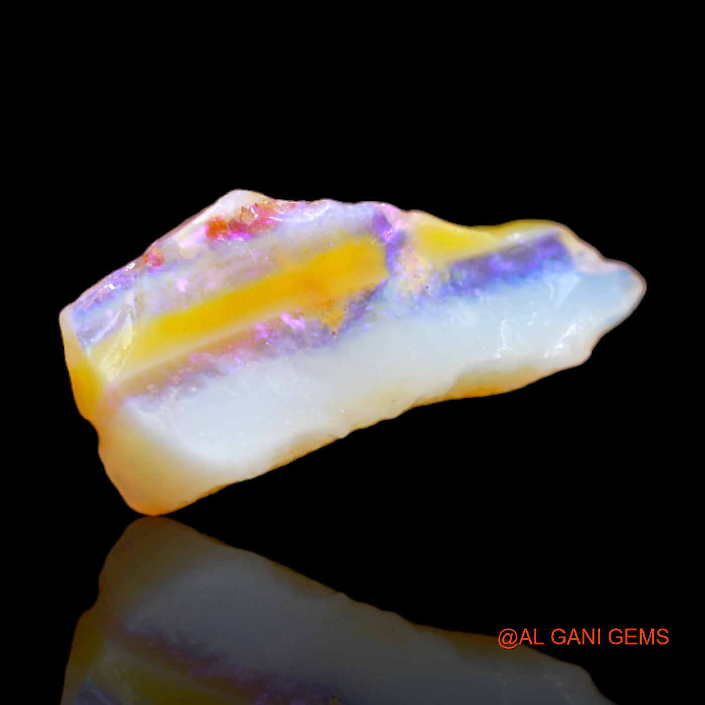 2.00 Cts Natural Australian Fire Opal Fancy Rough Loose Gemstone For Jewelry 16x7x4 mm RB-712