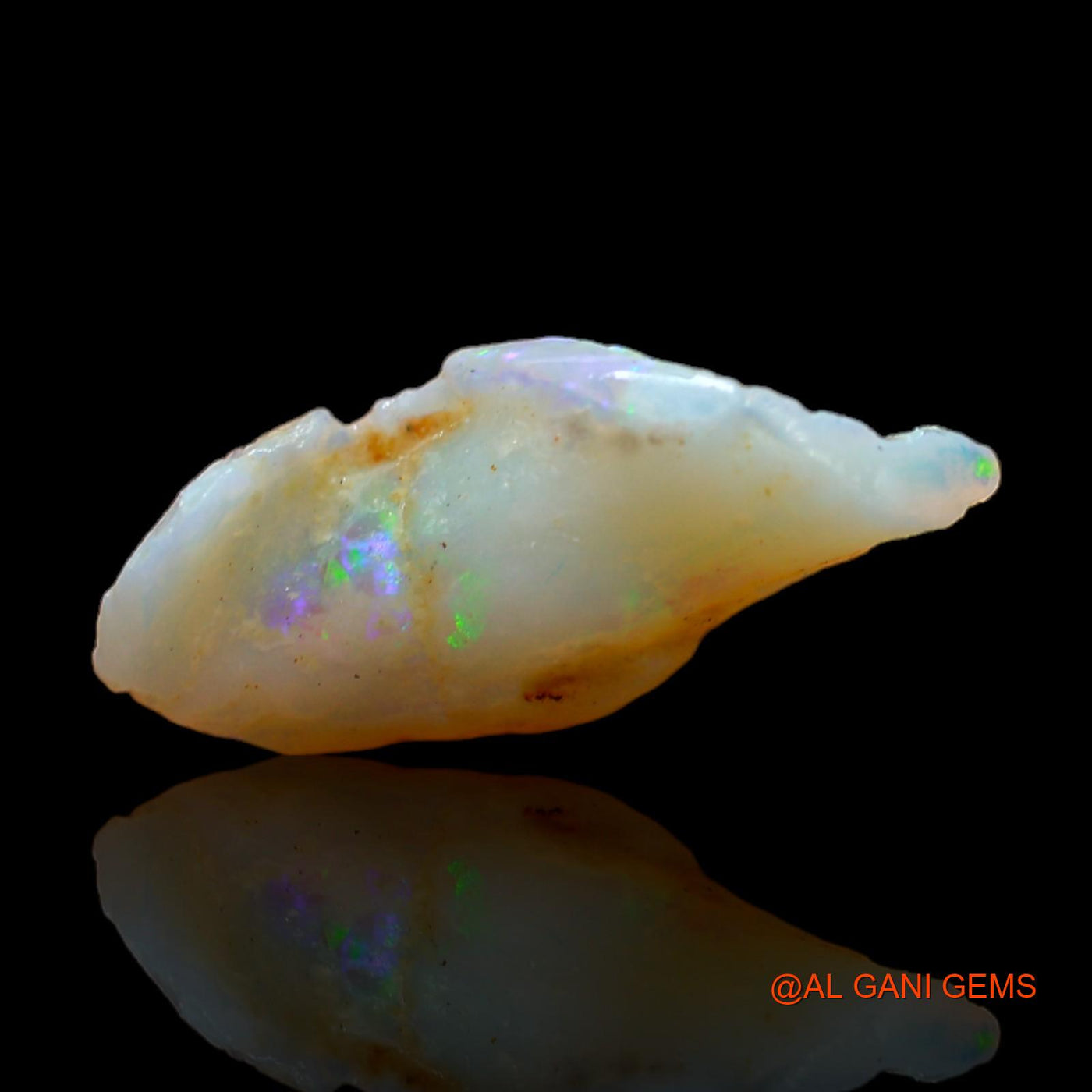 1.70 Cts Natural Australian Fire Opal Loose Gemstone Fancy Rough 18x7x4 mm RB-722