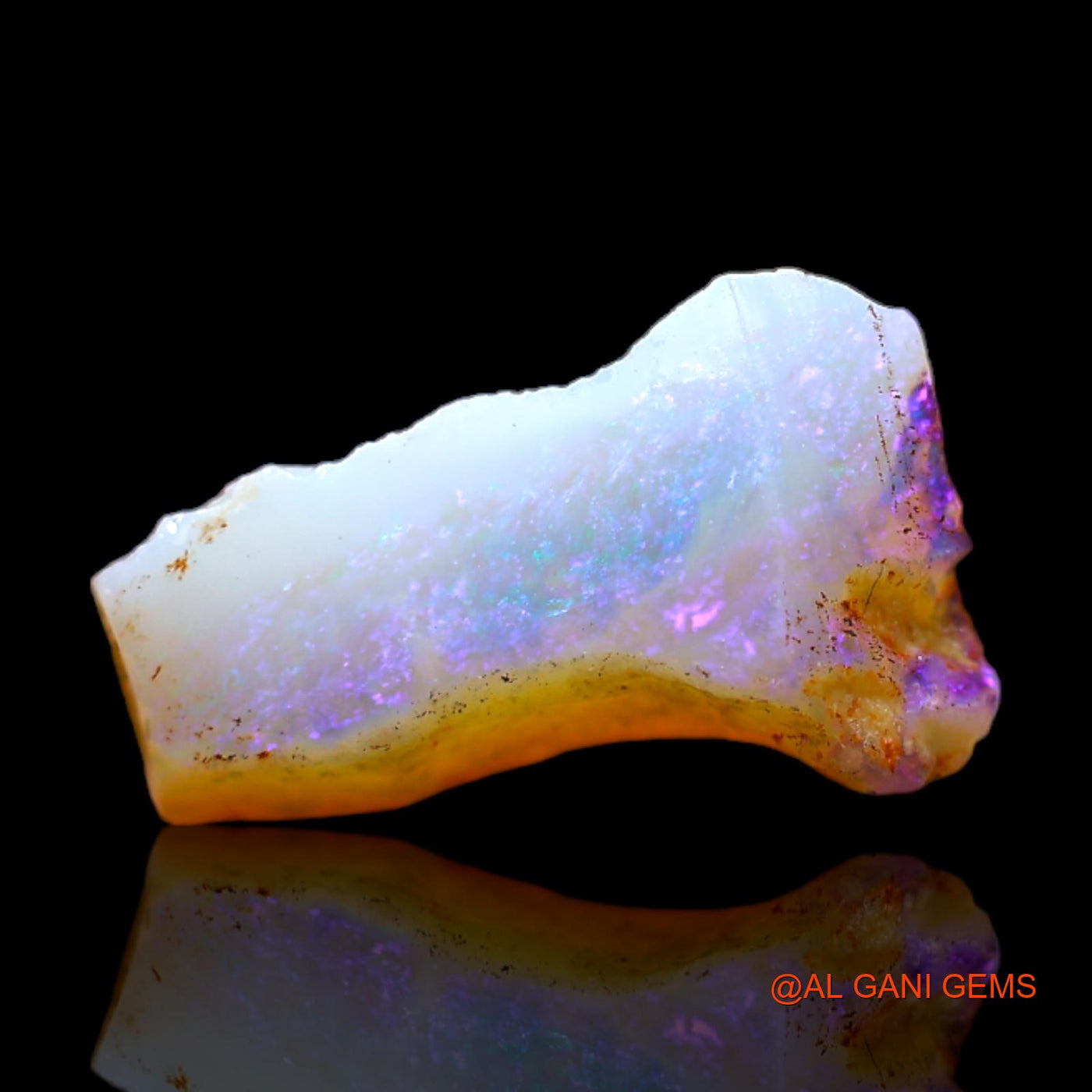 2.50 Cts Natural Australian Fire Opal Loose Gemstone Fancy Rough 14x8x4 mm RB-724