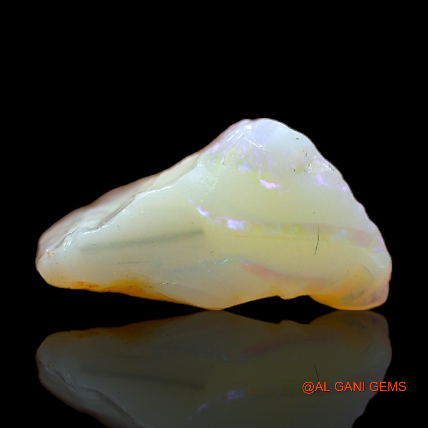 3.00 Cts Natural Australian Fire Opal Loose Gemstone Fancy Rough 13x9x7 mm RB-727