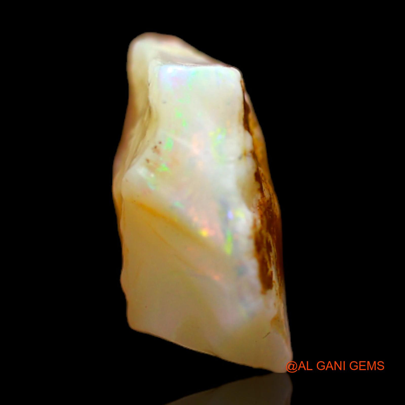 3.30 Cts Unheated Australian Fire Opal Loose Gemstone Fancy Rough Natural 12x10x5 mm RB-729