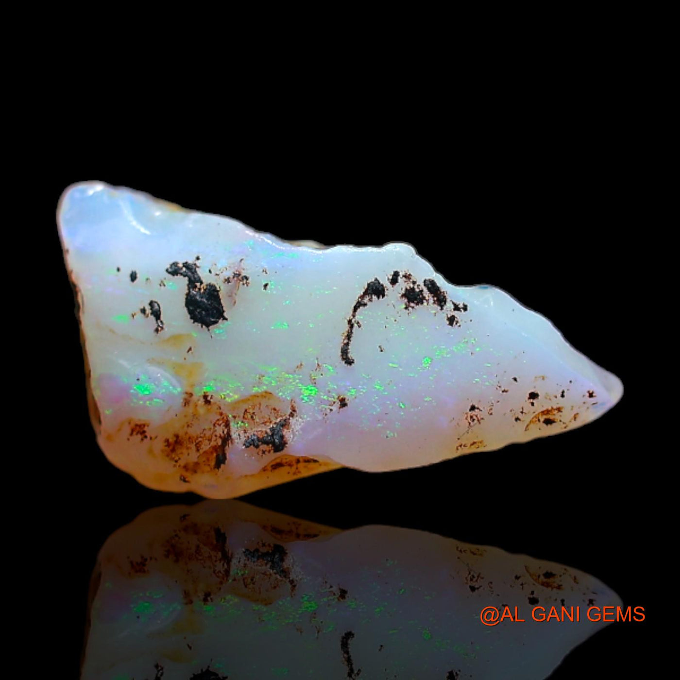 2.00 Cts Natural Australian Fire Opal Fancy Rough Loose Gemstone For Jewelry 13x7x6 mm RB-730