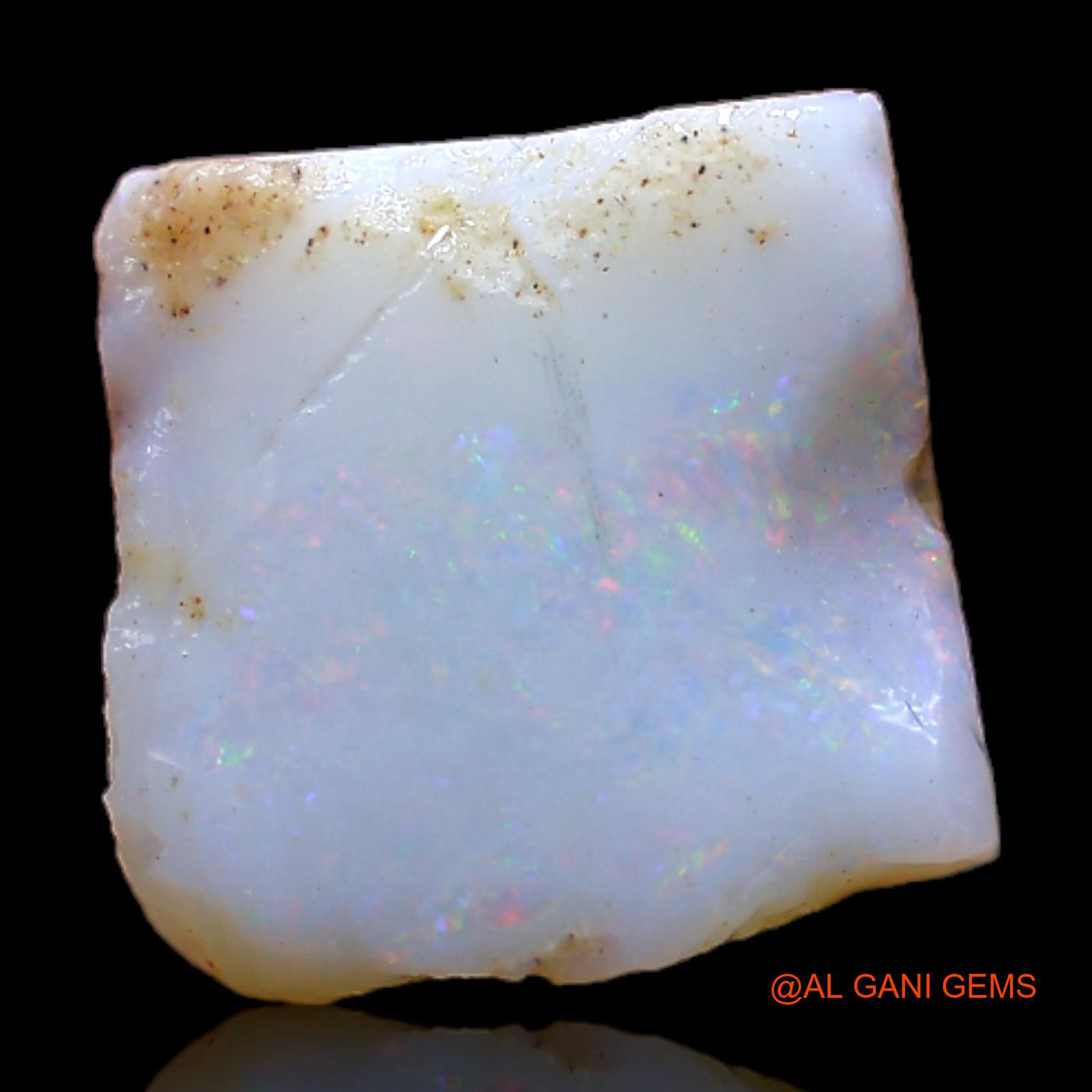 3.00 Cts Natural Australian Fire Opal Loose Gemstone Fancy Rough 10x10x3 mm RB-731