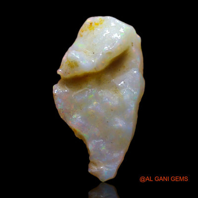 Natural Untreated Fire Opal Loose Gemstone Fancy Rough From Australia 2.40 Cts 15x9x5 mm RB-732