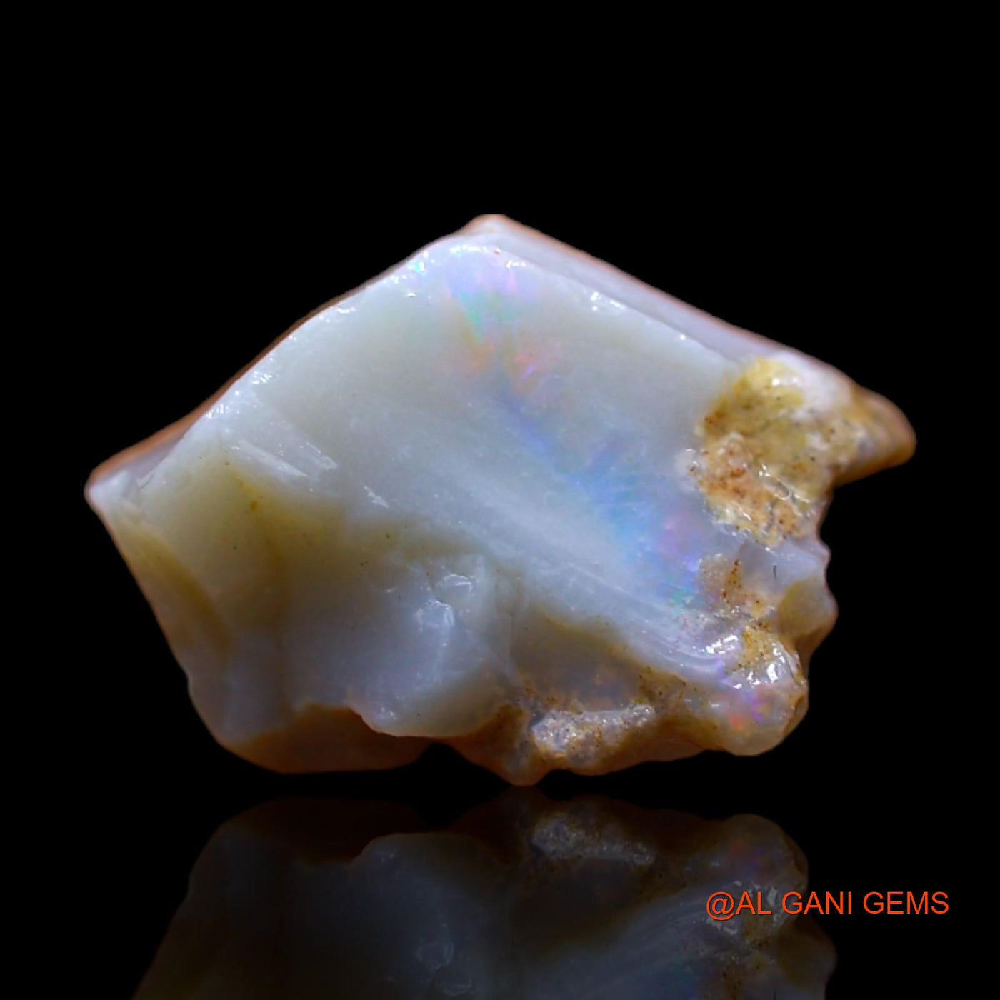 3.00 Cts Natural Australian Fire Opal Loose Gemstone Fancy Rough 14x9x6 mm RB-734
