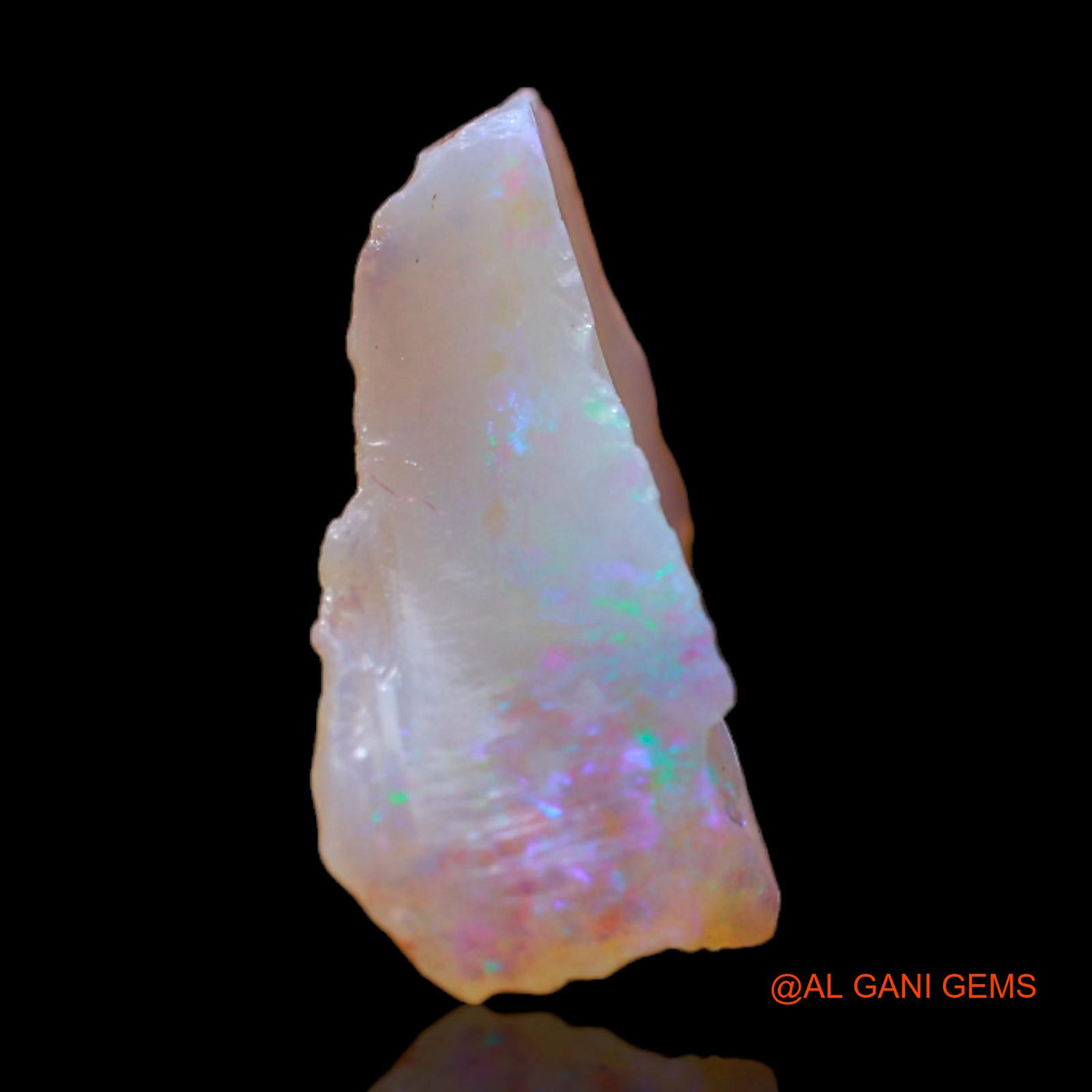 2.00 Cts Unheated Australian Fire Opal Loose Gemstone Fancy Rough Natural 15x7x6 mm RB-735