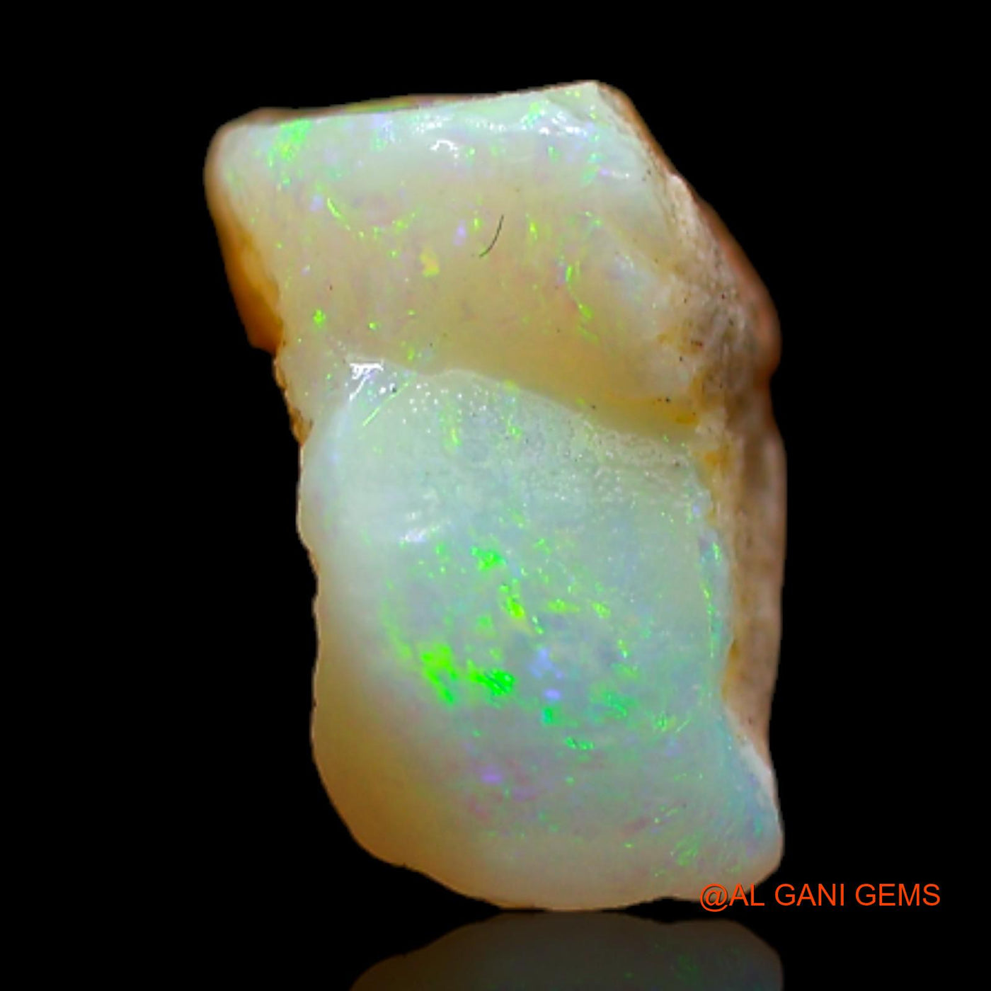 Natural Fire Opal Gemstone 3.00 Cts Loose Fancy Rough From Australia 13x8x6 mm RB-739