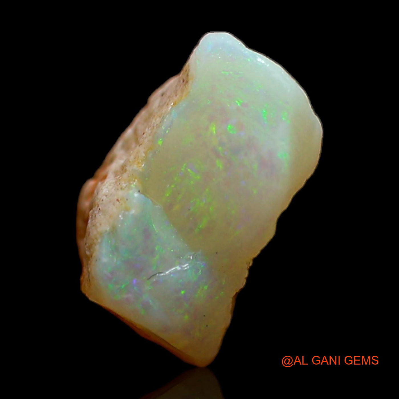 Natural Fire Opal Gemstone 3.00 Cts Loose Fancy Rough From Australia 13x8x6 mm RB-739