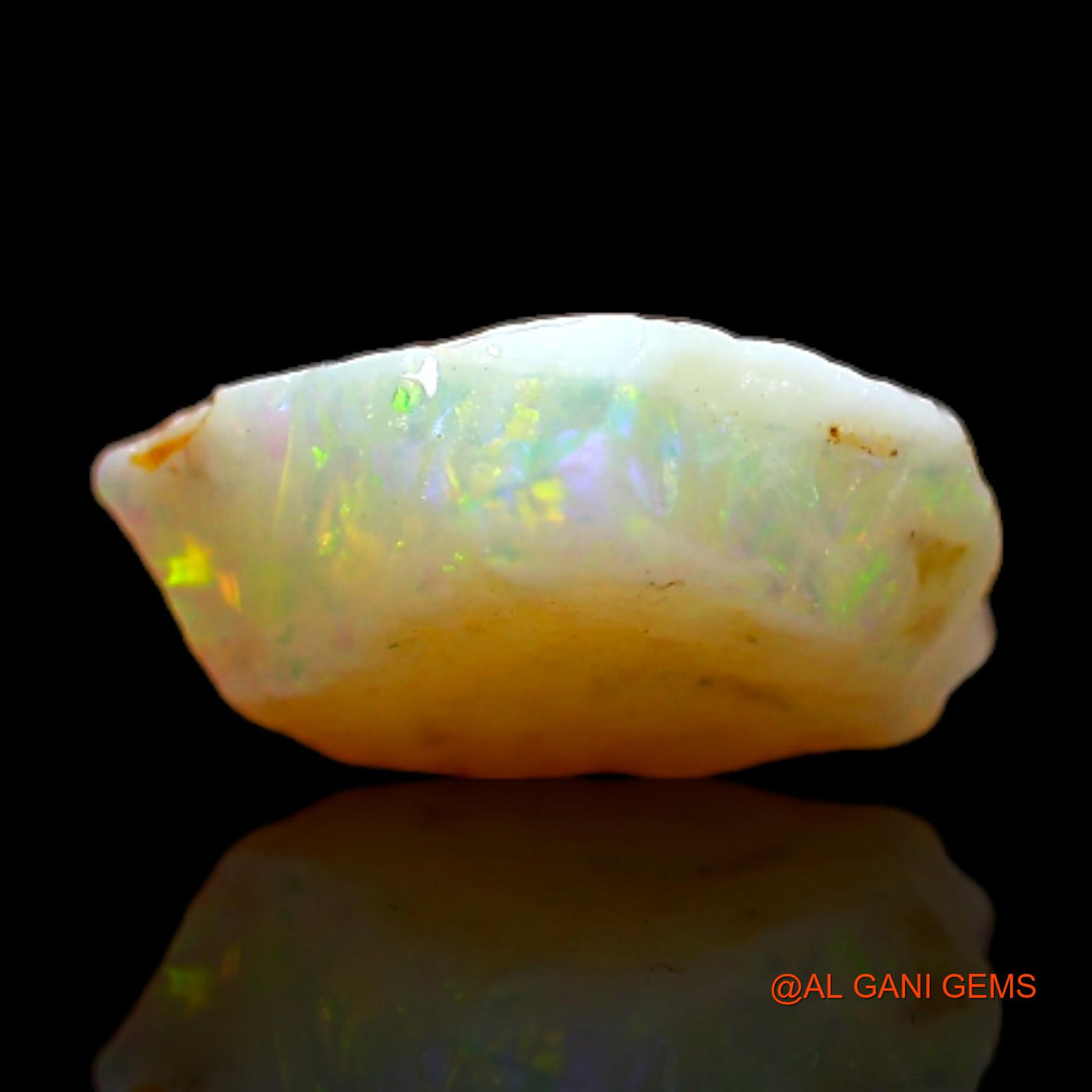 2.00 Cts Unheated Australian Fire Opal Loose Gemstone Fancy Rough Natural 11x7x4 mm RB-752