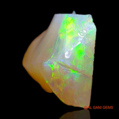 Natural Fire Opal Gemstone 3.00 Cts Loose Fancy Rough From Australia 10x9x5 mm RB-754