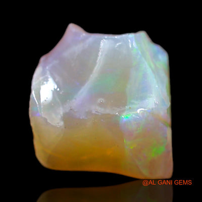 Natural Fire Opal Gemstone 3.00 Cts Loose Fancy Rough From Australia 10x9x5 mm RB-754
