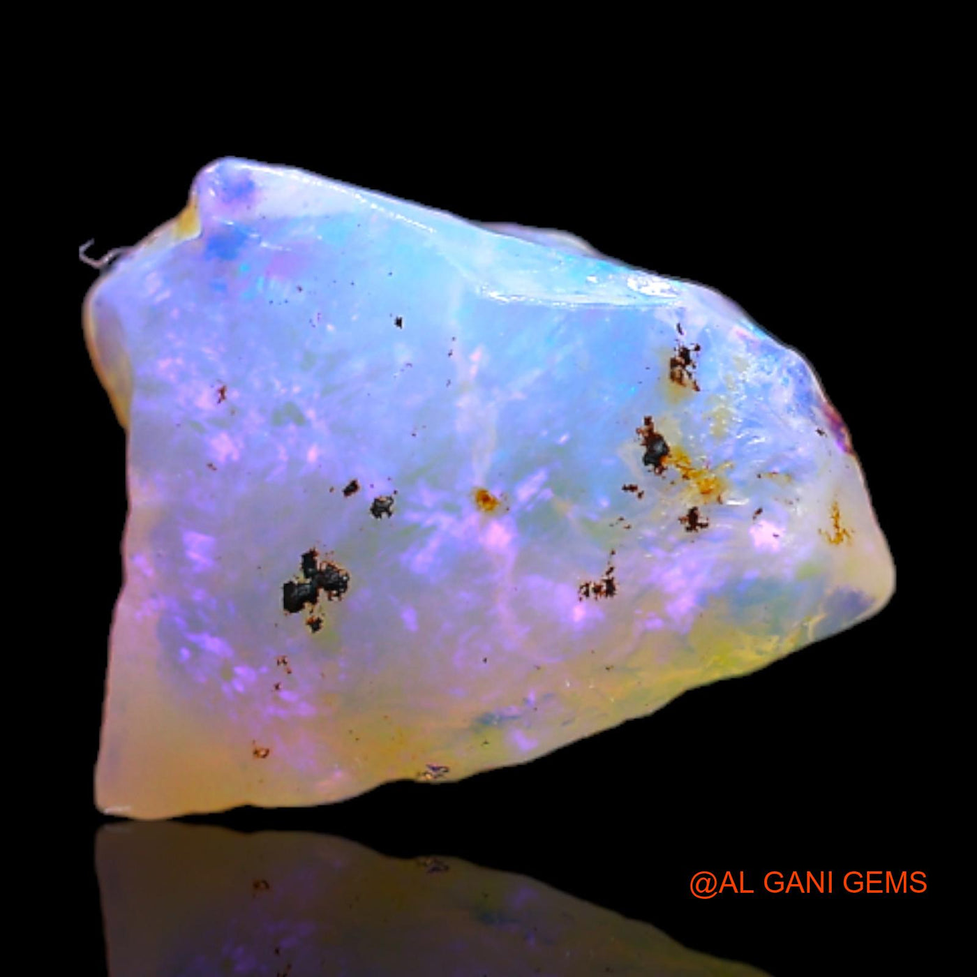1.80 Cts Natural Australian Fire Opal Loose Gemstone Fancy Rough 10x9x4 mm RB-755
