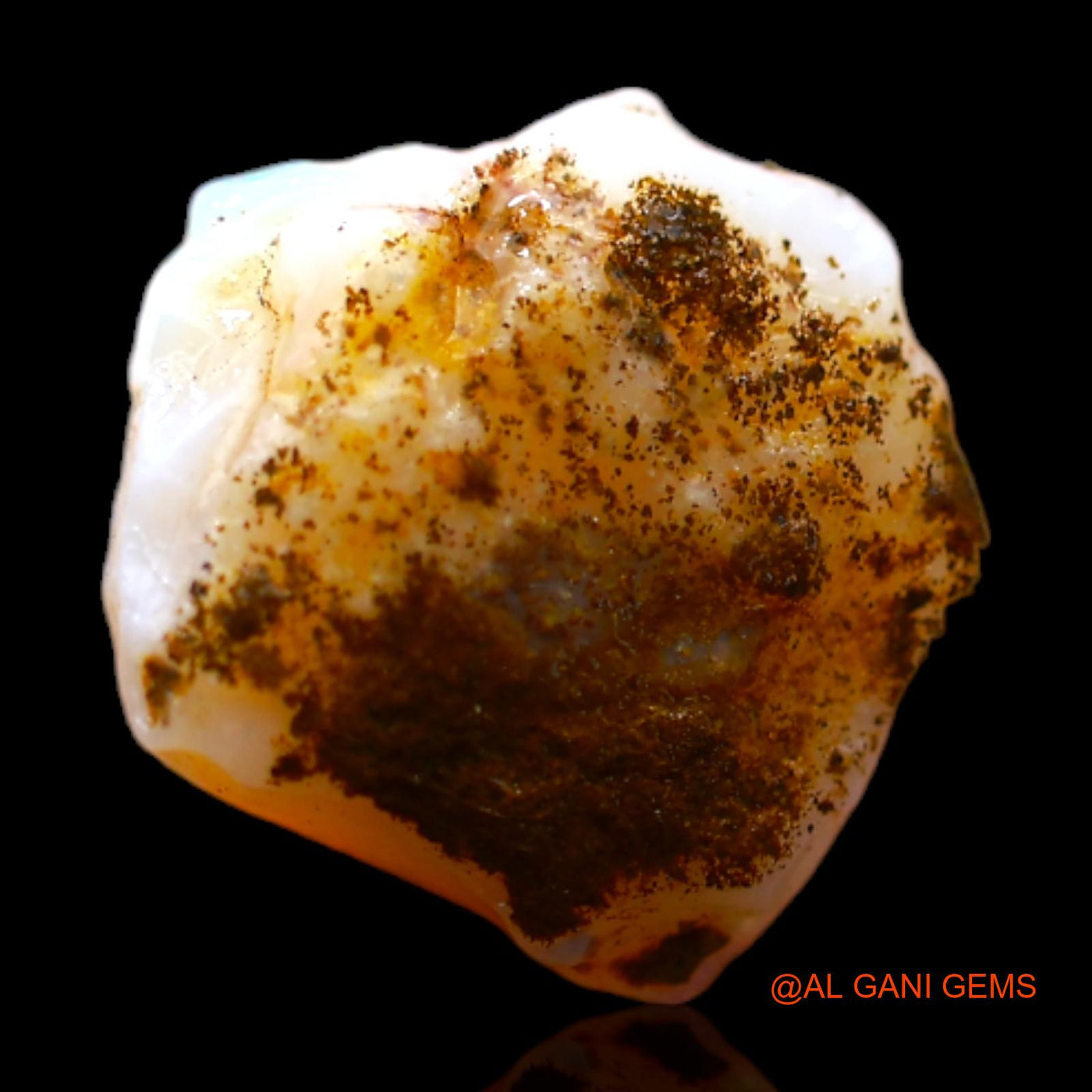 2.00 Cts Natural Australian Fire Opal Loose Gemstone Fancy Rough 10x9x4 mm RB-757