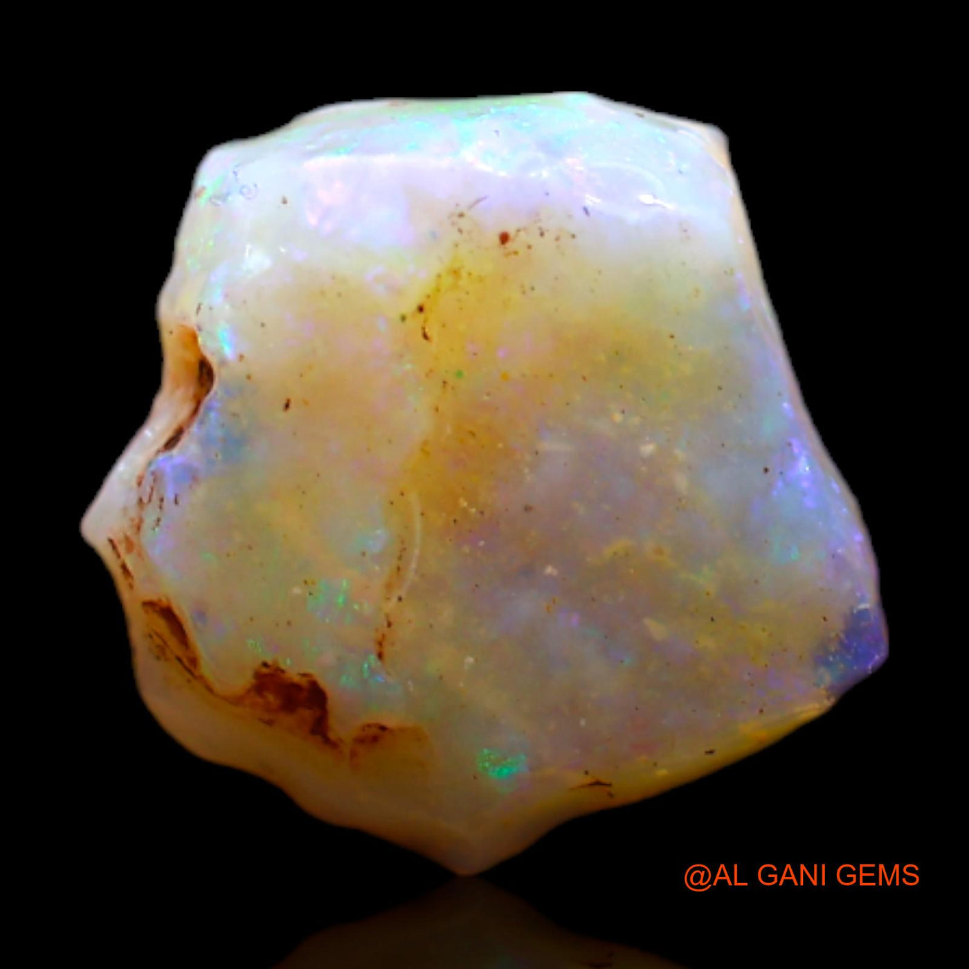 2.00 Cts Natural Australian Fire Opal Loose Gemstone Fancy Rough 10x9x4 mm RB-757