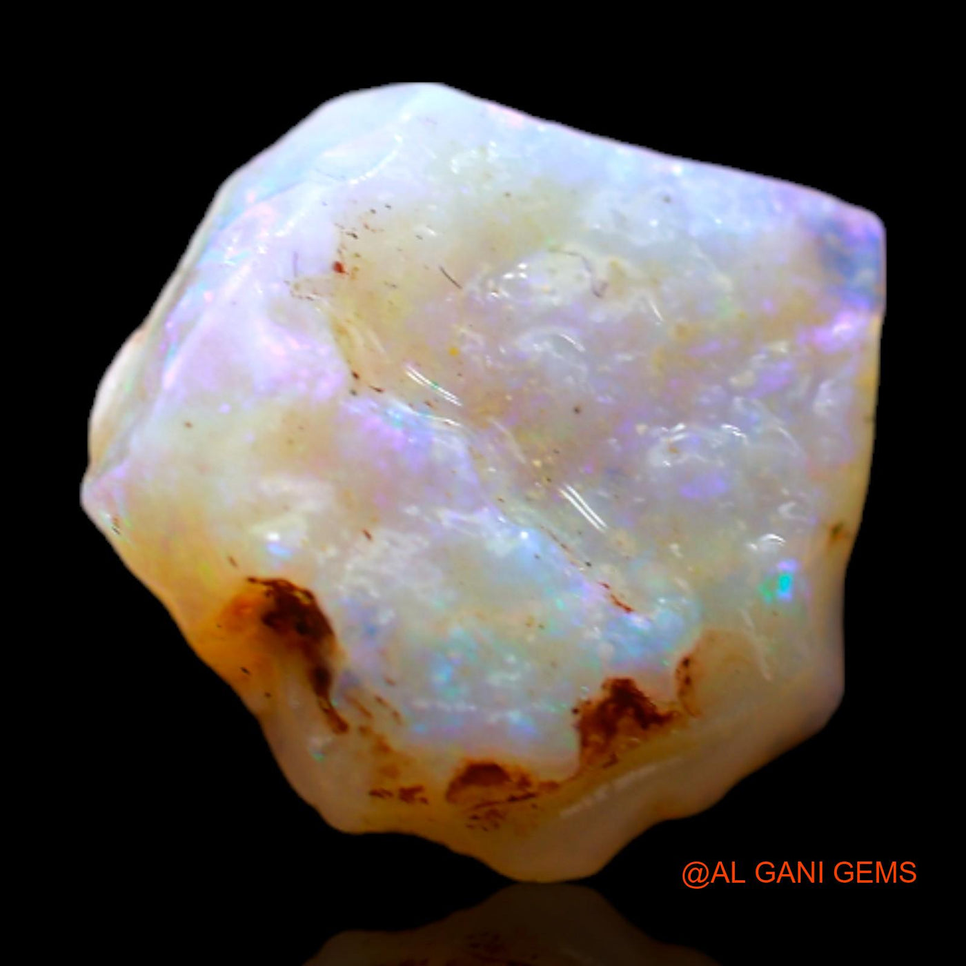 2.00 Cts Natural Australian Fire Opal Loose Gemstone Fancy Rough 10x9x4 mm RB-757