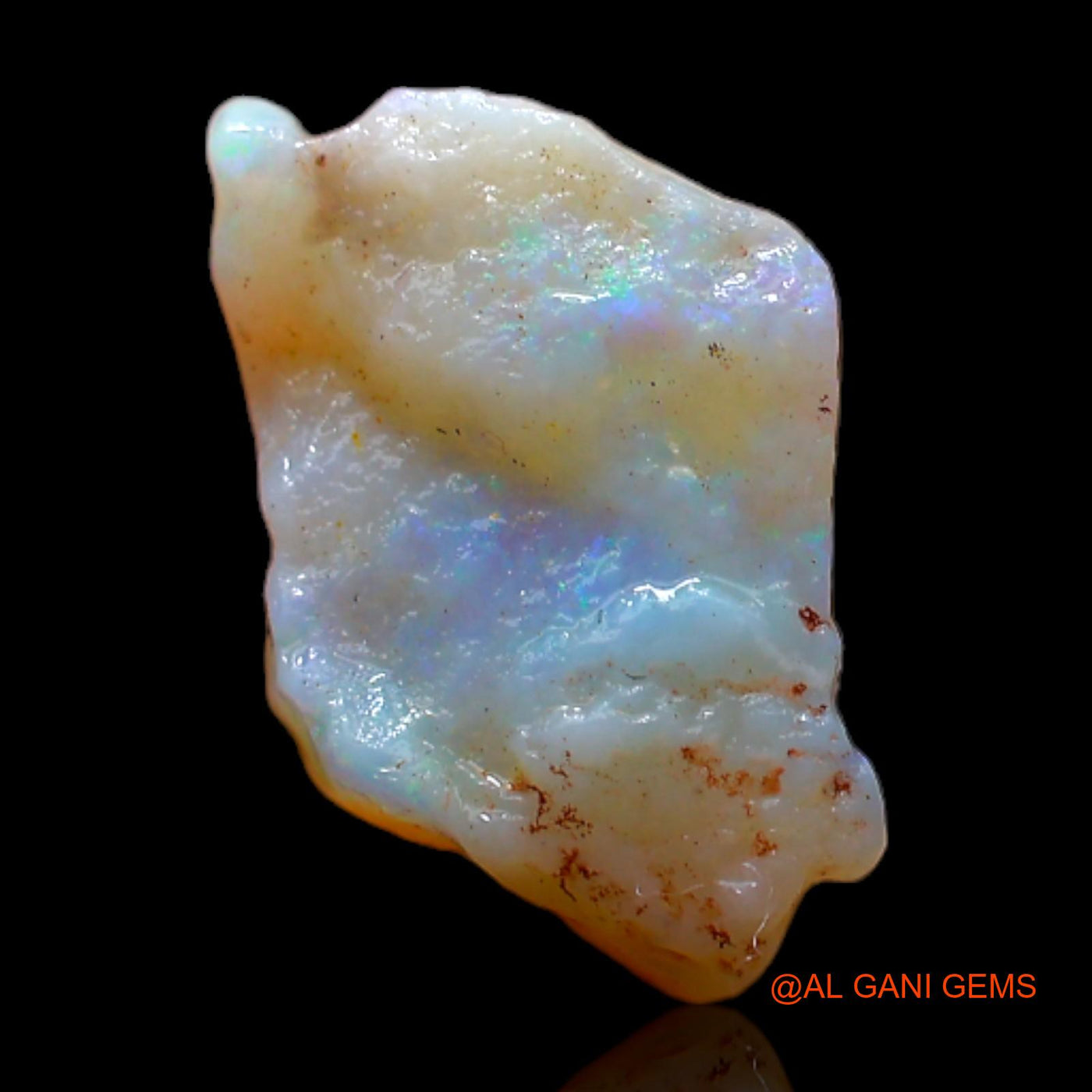Natural Untreated Fire Opal Loose Gemstone Fancy Rough From Australia 2.00 Cts 14x8x3 mm RB-759