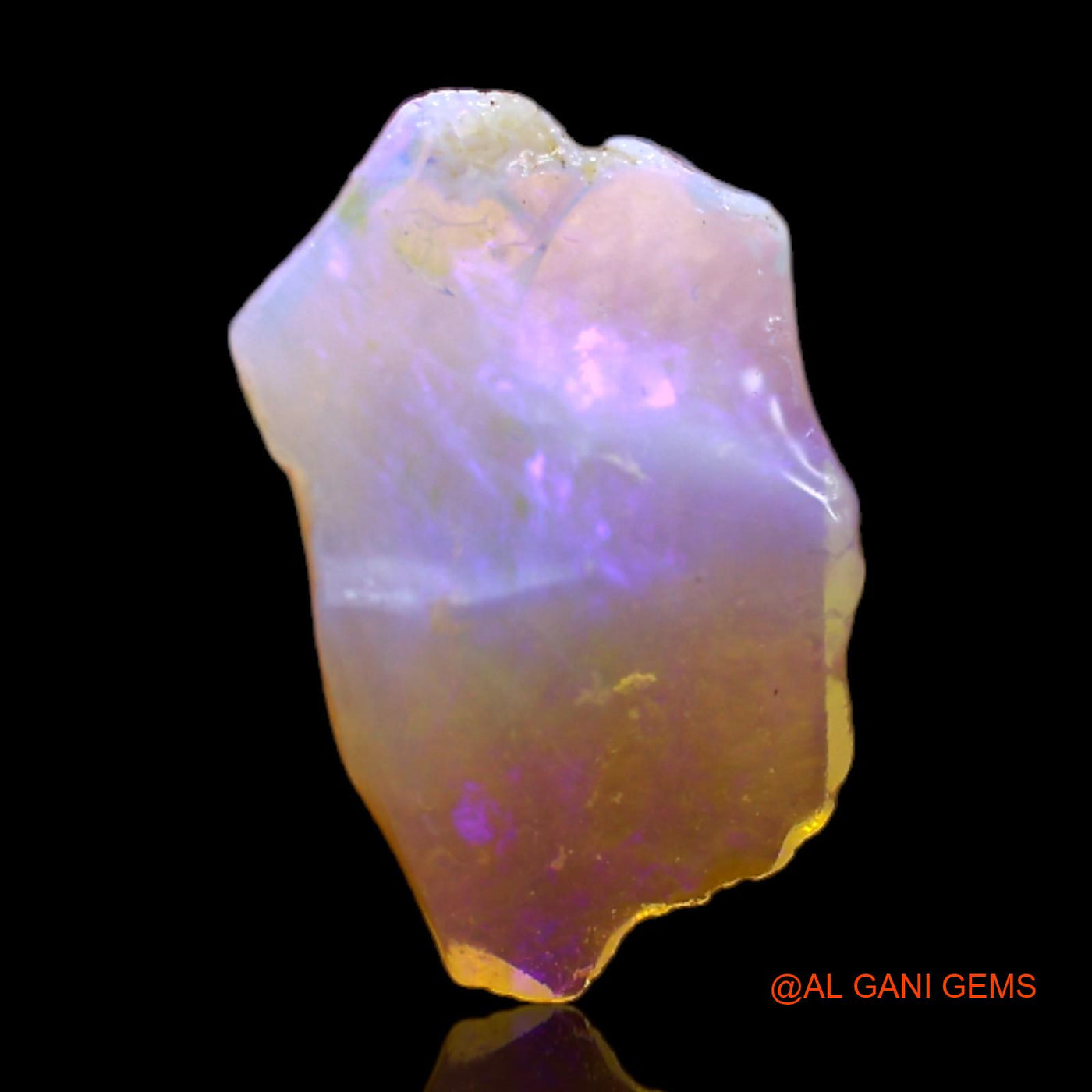 1.80 Cts Natural Australian Fire Opal Loose Gemstone Fancy Rough 13x8x4 mm RB-760