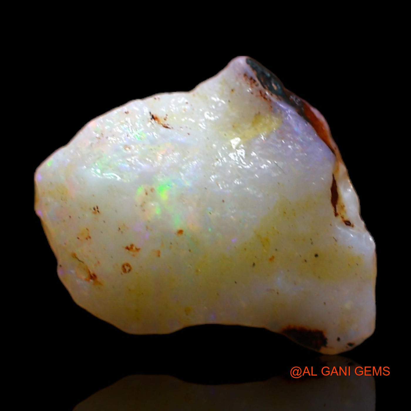2.00 Cts Natural Australian Fire Opal Loose Gemstone Fancy Rough 10x10x4 mm RB-761