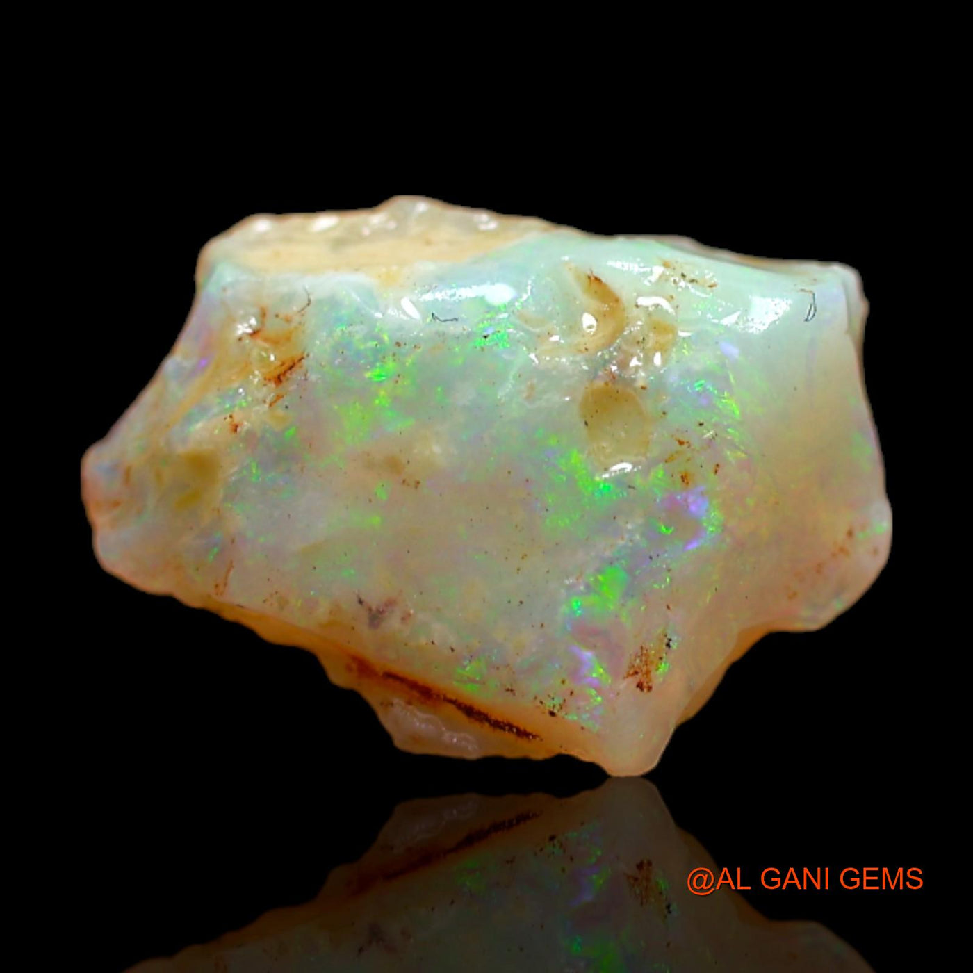 1.80 Cts Unheated Australian Fire Opal Loose Gemstone Fancy Rough Natural 12x8x4 mm RB-763