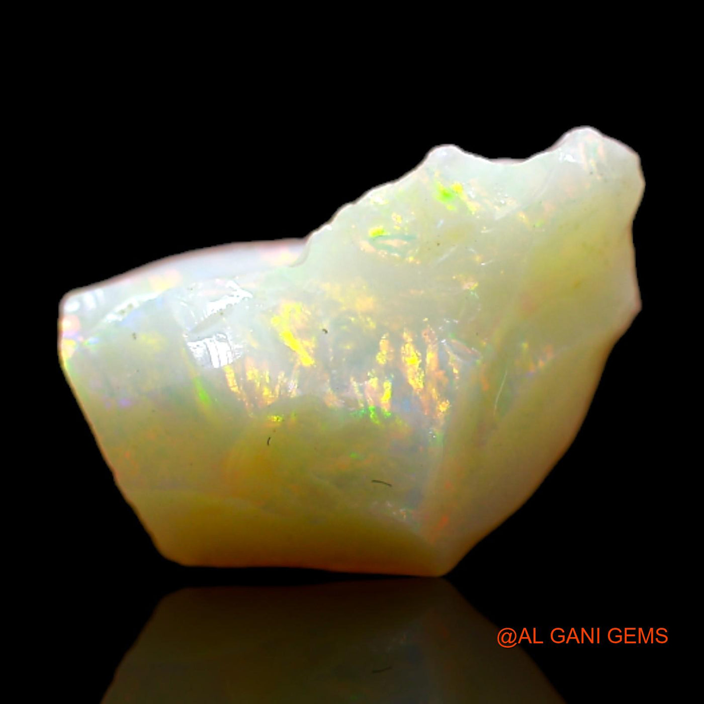 2.40 Cts Natural Australian Fire Opal Loose Gemstone Fancy Rough 12x7x5 mm RB-765