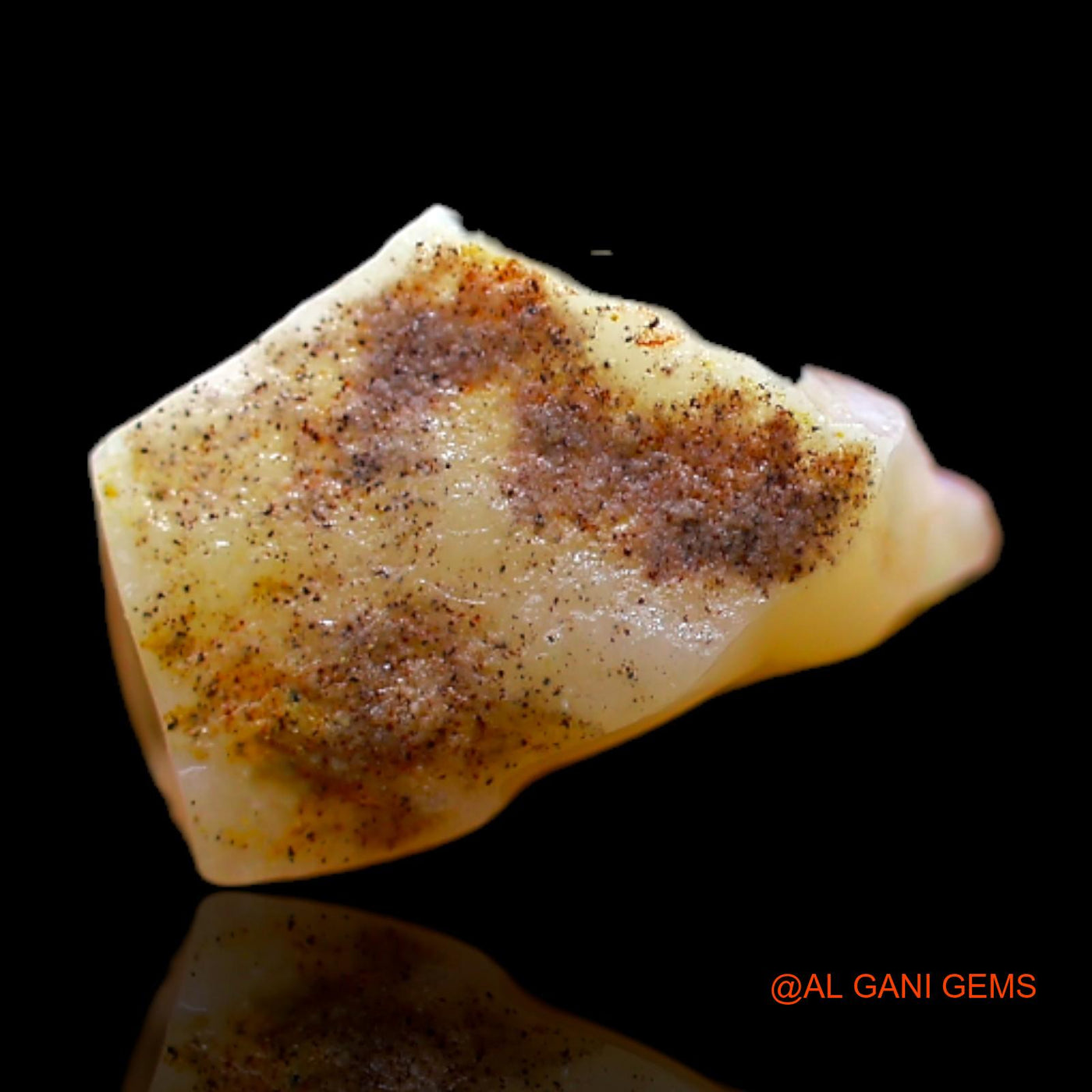 2.40 Cts Natural Australian Fire Opal Loose Gemstone Fancy Rough 12x7x5 mm RB-765