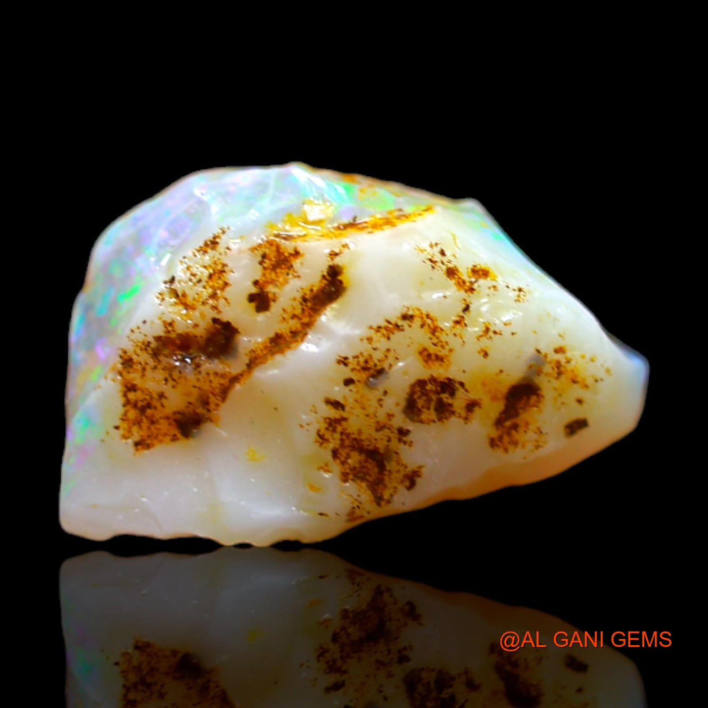 2.00 Cts Natural Australian Fire Opal Loose Gemstone Fancy Rough 13x8x4 mm RB-768