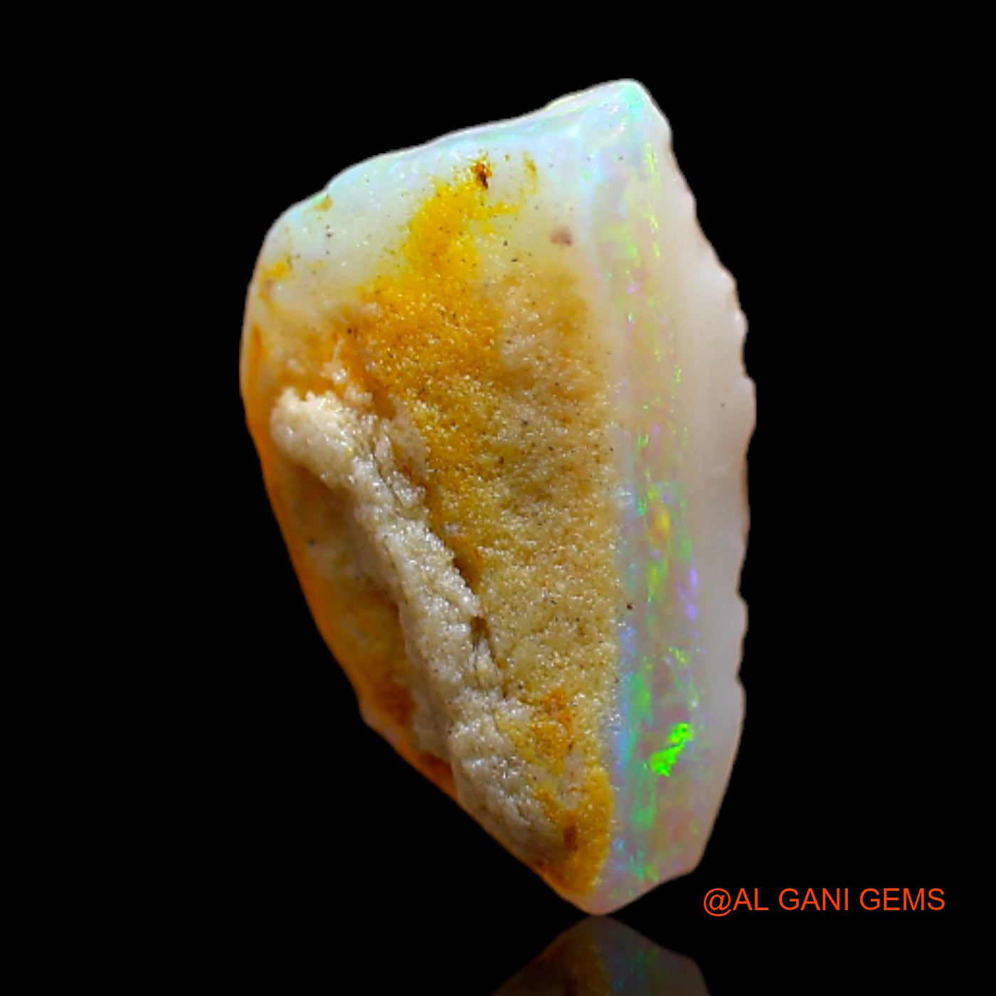 2.00 Cts Natural Australian Fire Opal Loose Gemstone Fancy Rough 13x8x4 mm RB-768